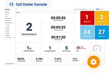 DSL Telecom highlighting real-time call logs and metrics in Zoho CRM with Yeastar in Somerset West
